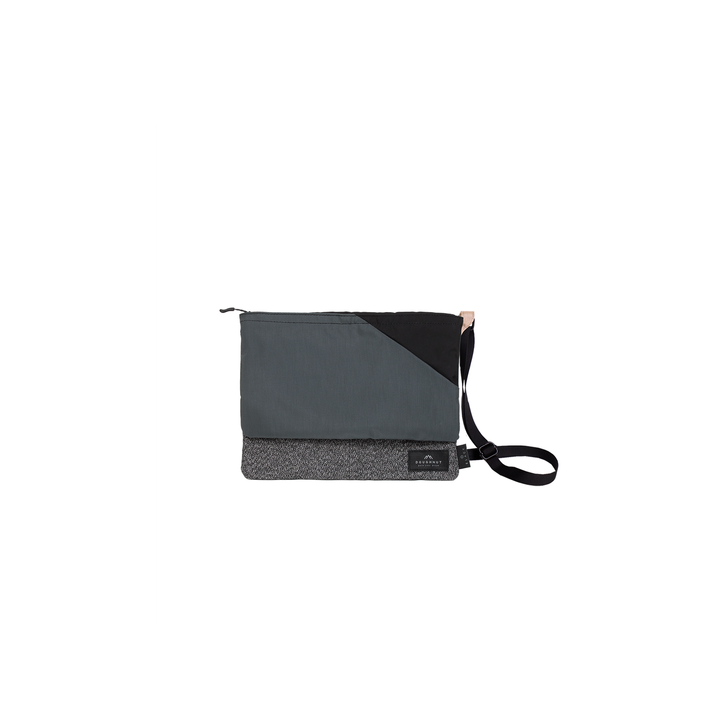 Unfettered Shield Series Black Crossbody Bag