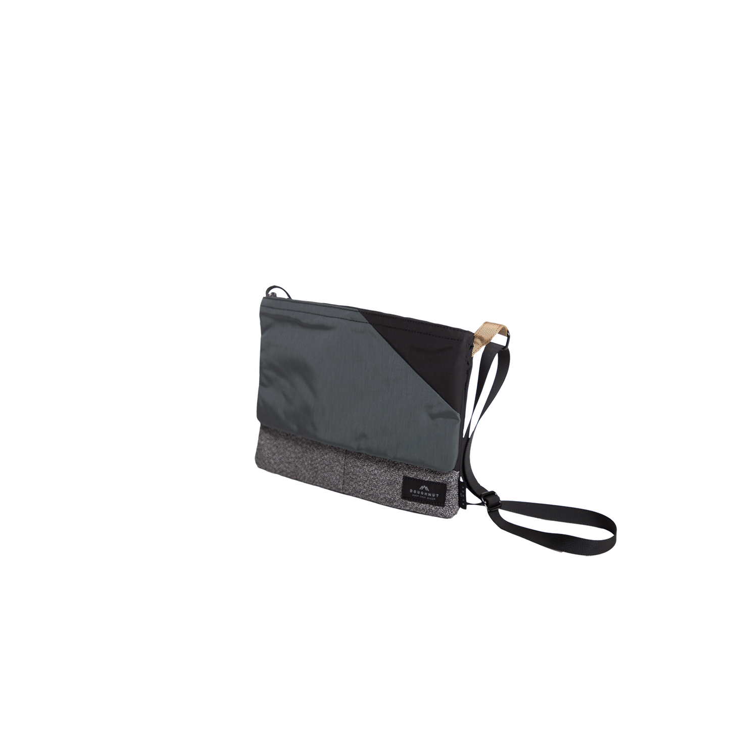 Unfettered Shield Series Black Crossbody Bag