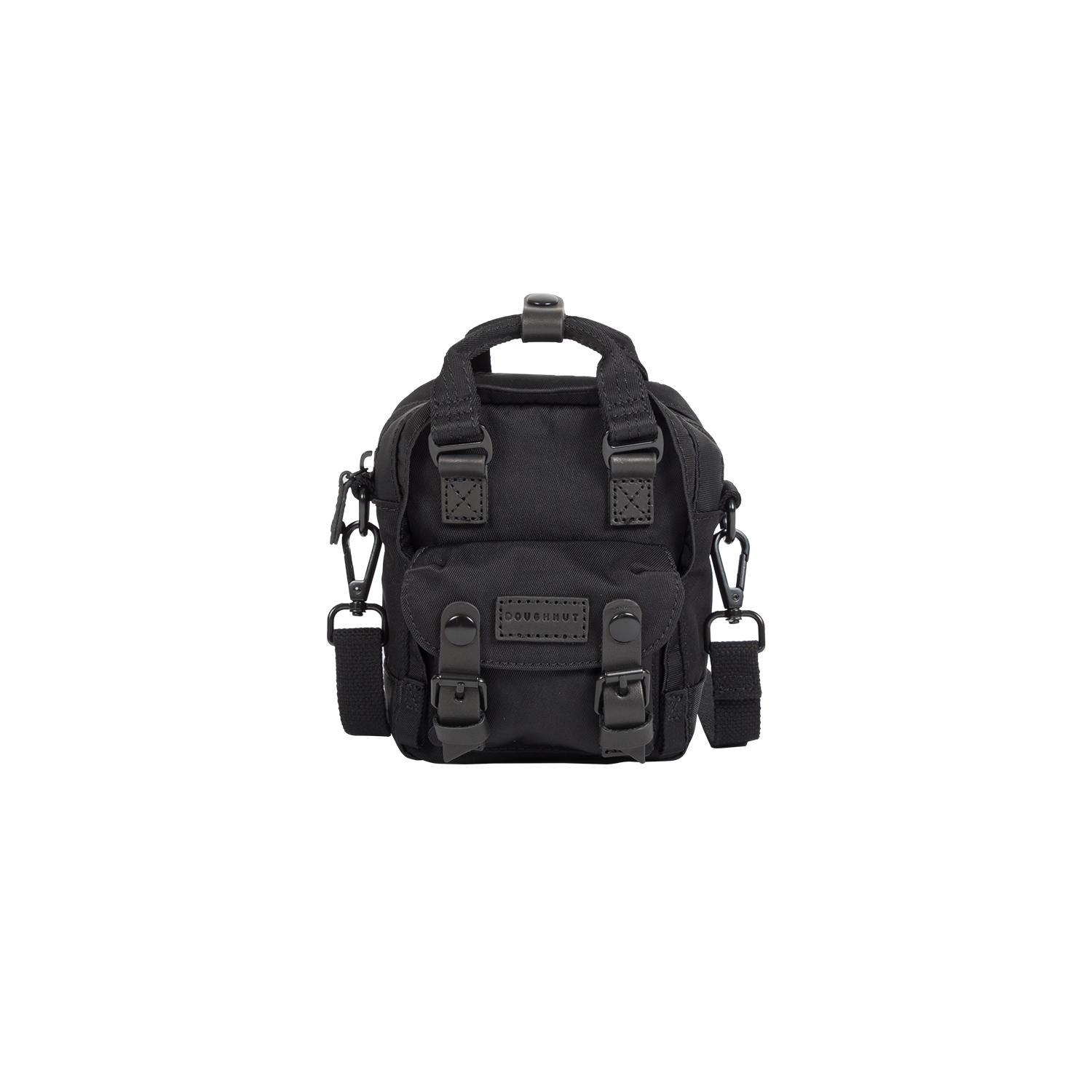 doughnut macaroon mini backpack in black Series This Doughnut mini backpack is detailed with colorblock panels and naturalleather trim Doughnut Macaroon Backpack Reborn 16L