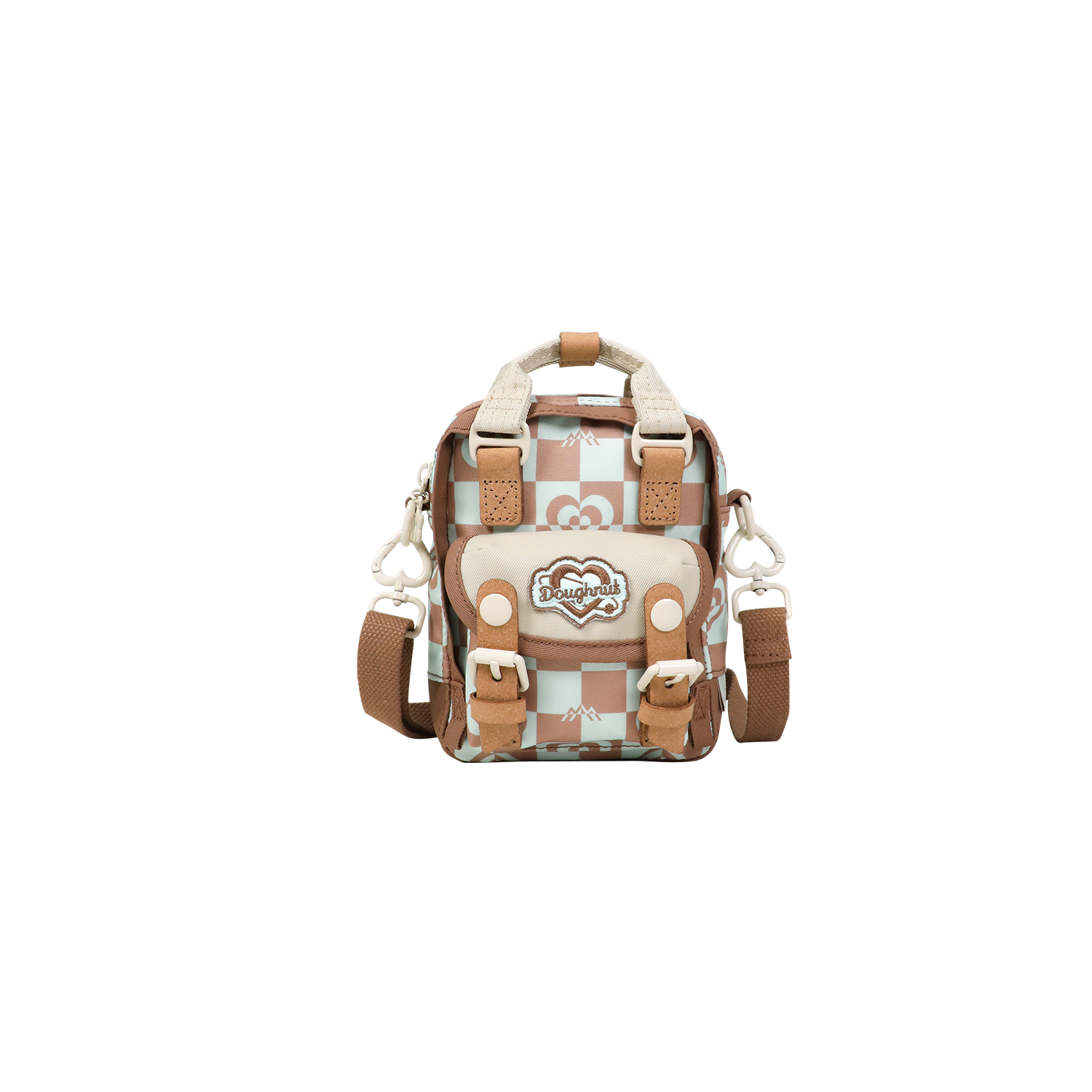 Doughnut Plus One Mini Kaleido Buttery Checkered Mini Backpack