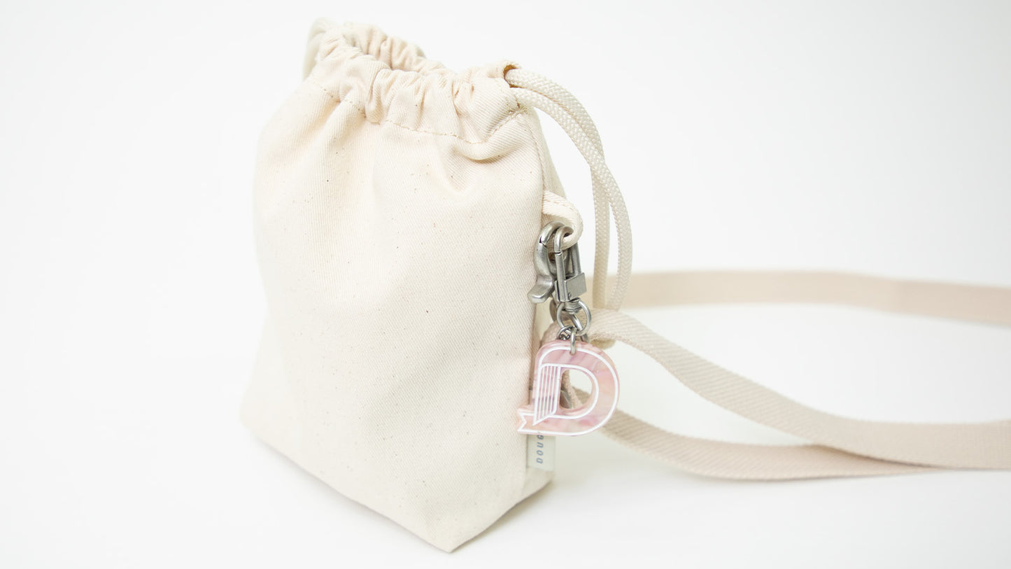 Macaroon Tiny Bucket Pouch Crossbody Bag