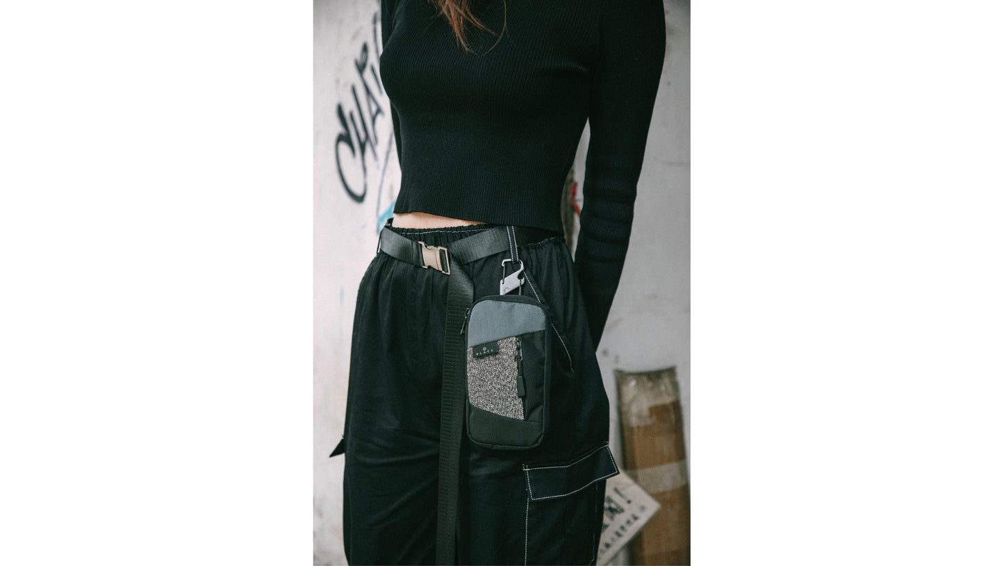 Natty Shield Series Black Wallet