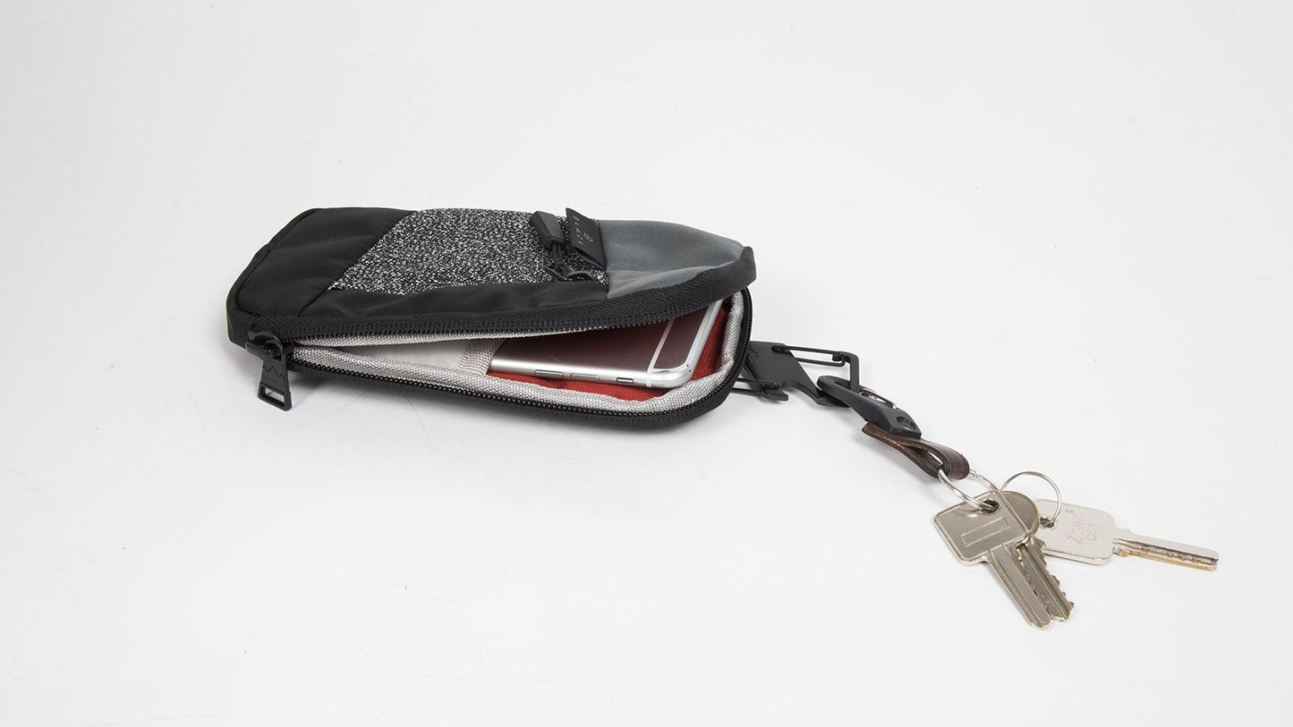 Natty Shield Series Black Wallet