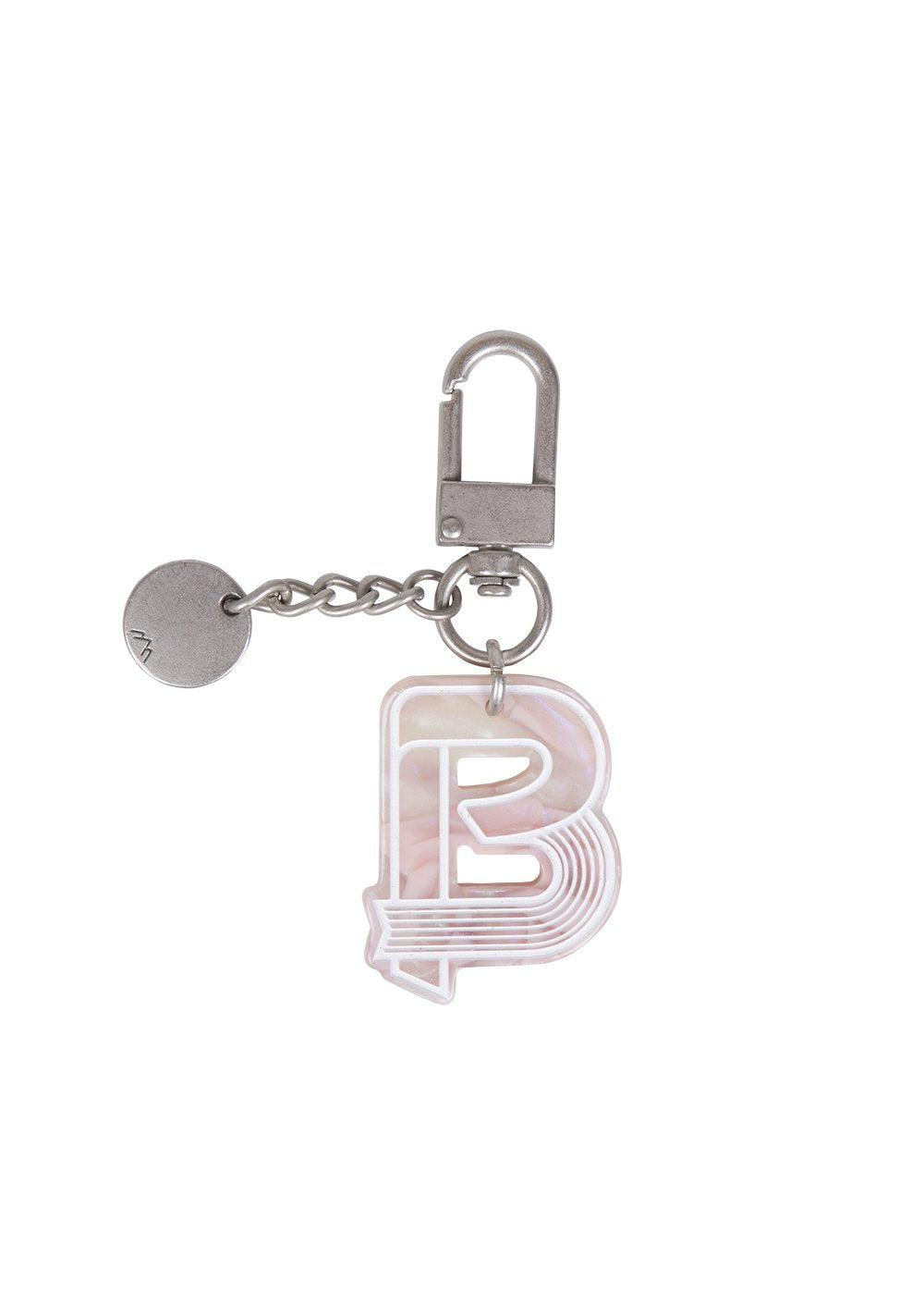 Initial Charm Keychain Letter Keychain