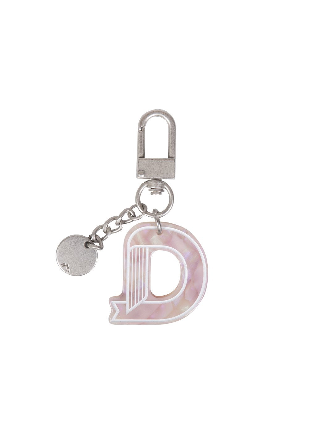 Initial Charm Keychain Letter Keychain