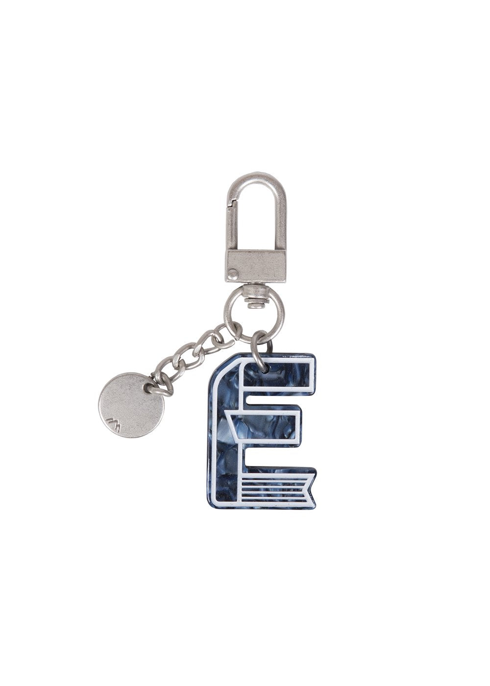 Initial Charm Keychain Letter Keychain