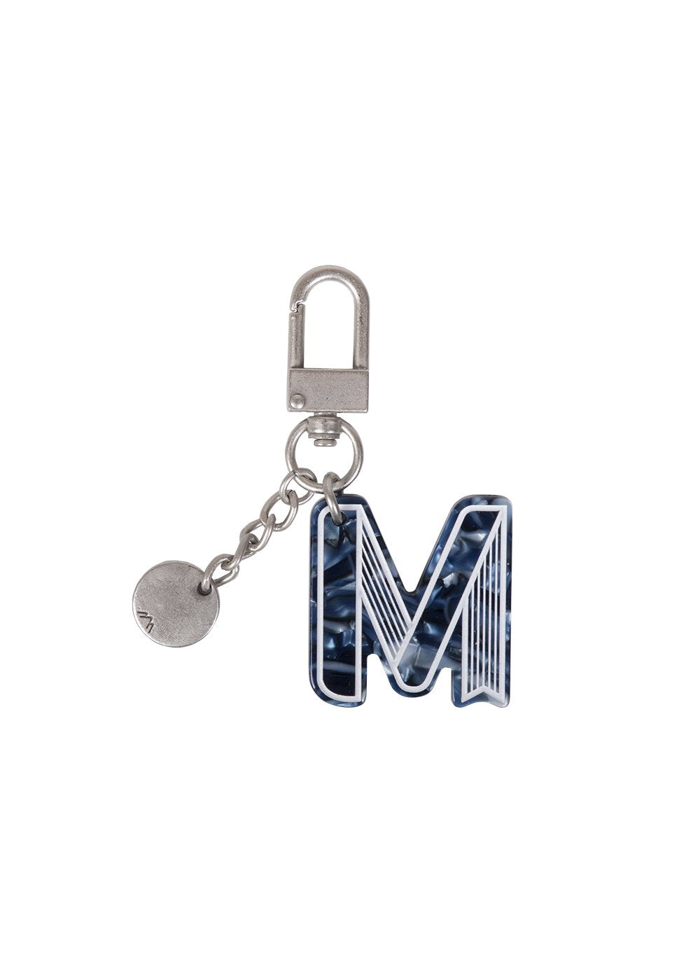 Initial Charm Keychain Letter Keychain
