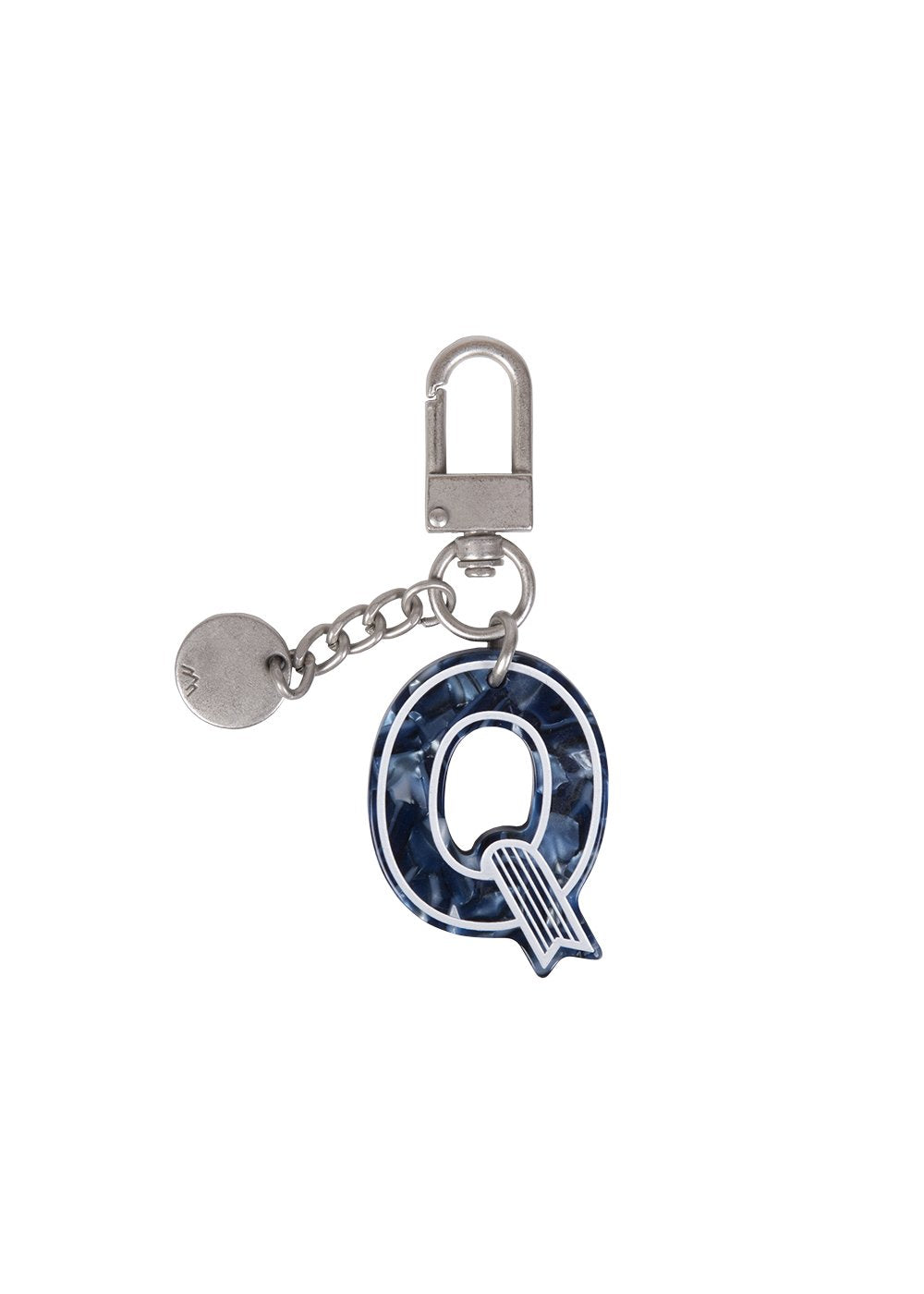 Initial Charm Keychain Letter Keychain