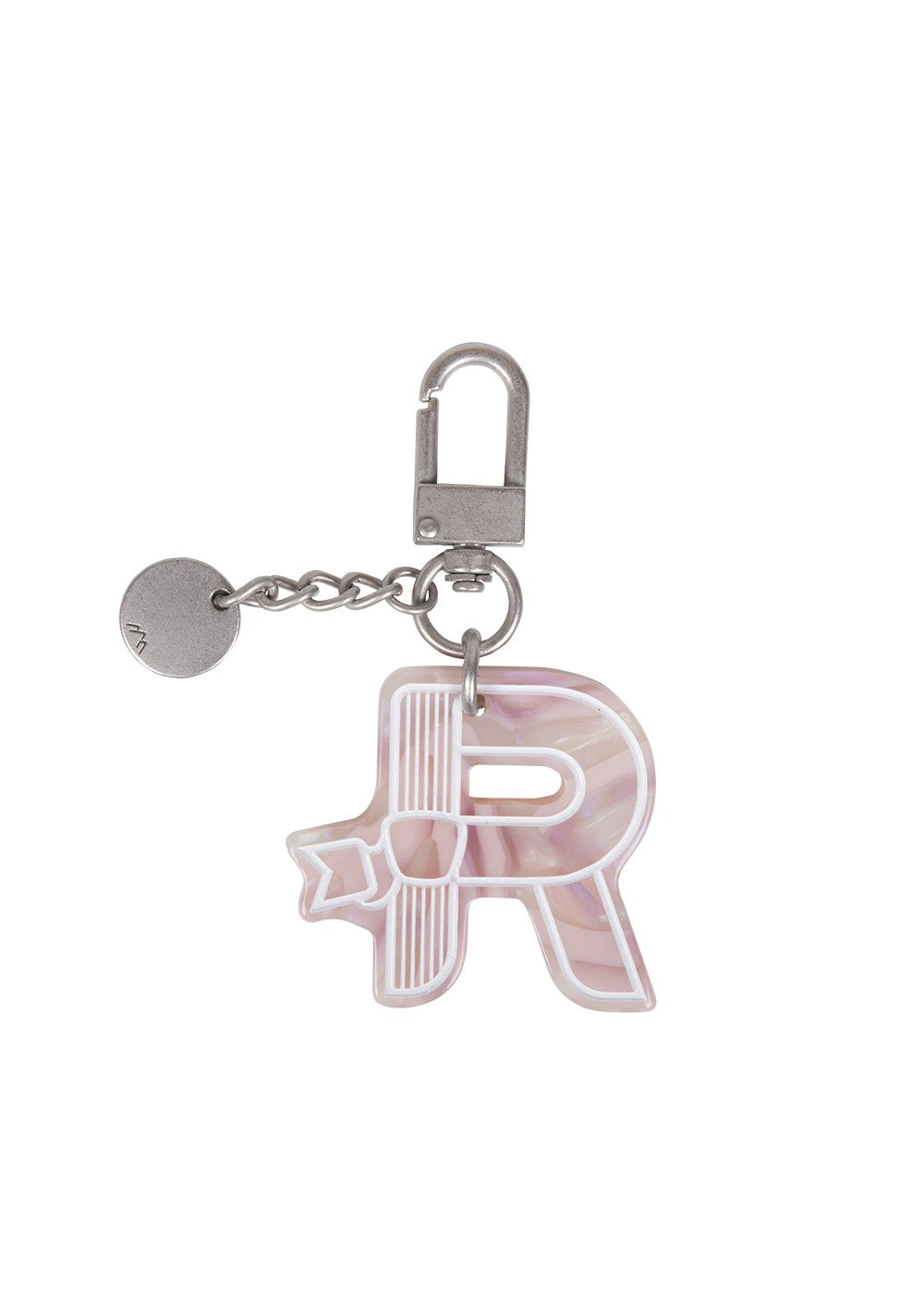 Initial Charm Keychain Letter Keychain