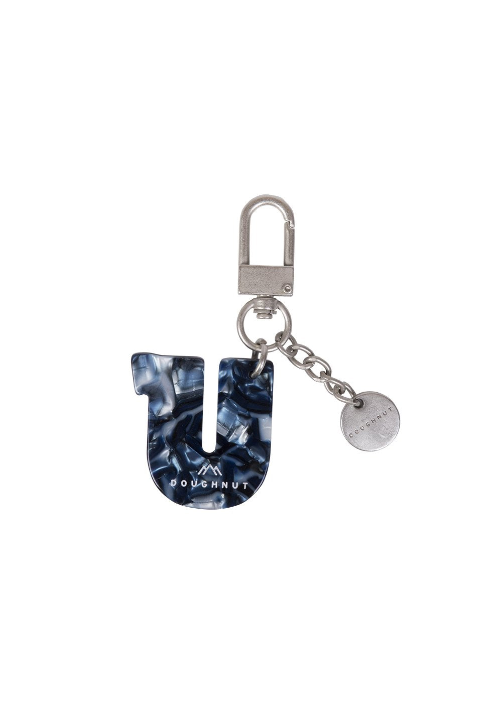 Initial Charm Keychain Letter Keychain