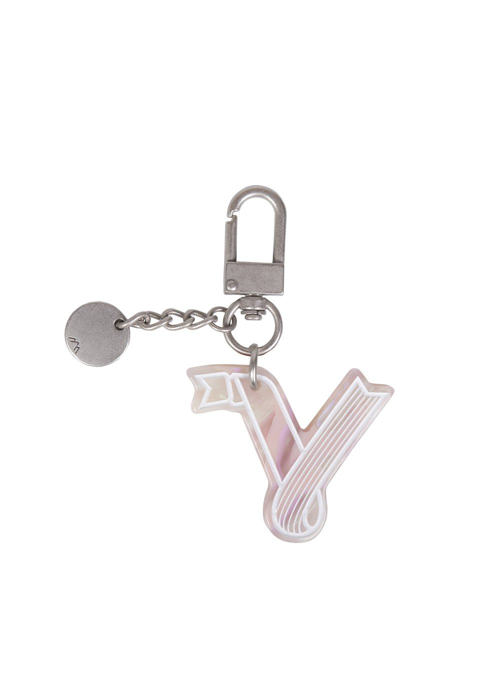 Initial Charm Keychain Letter Keychain