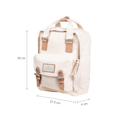 Macaroon Mini Organic Cotton Series Beige Backpack Doughnut Official EU
