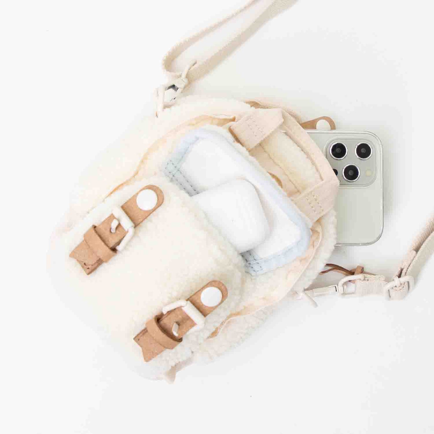 Macaroon Tiny Fluffy Series Crossbody Bag