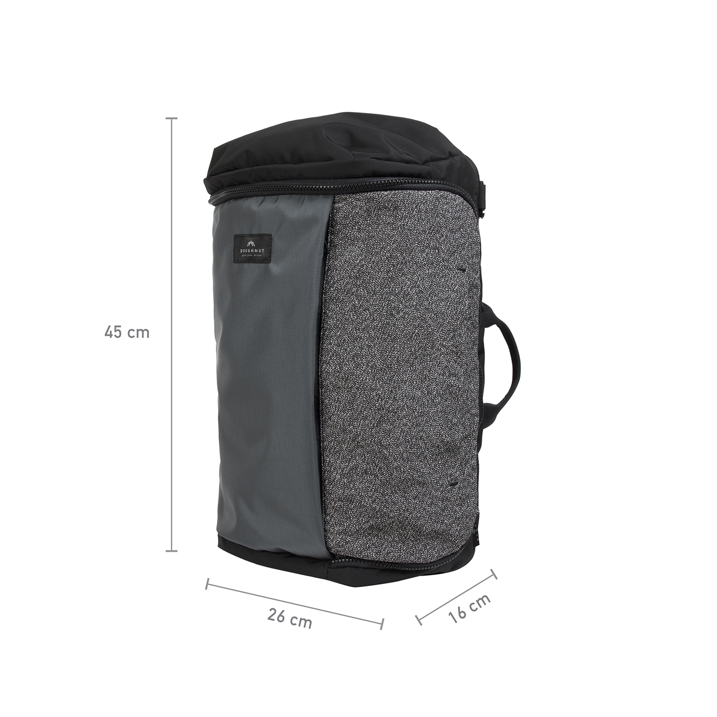 Sturdy Shield Series Black Backpack