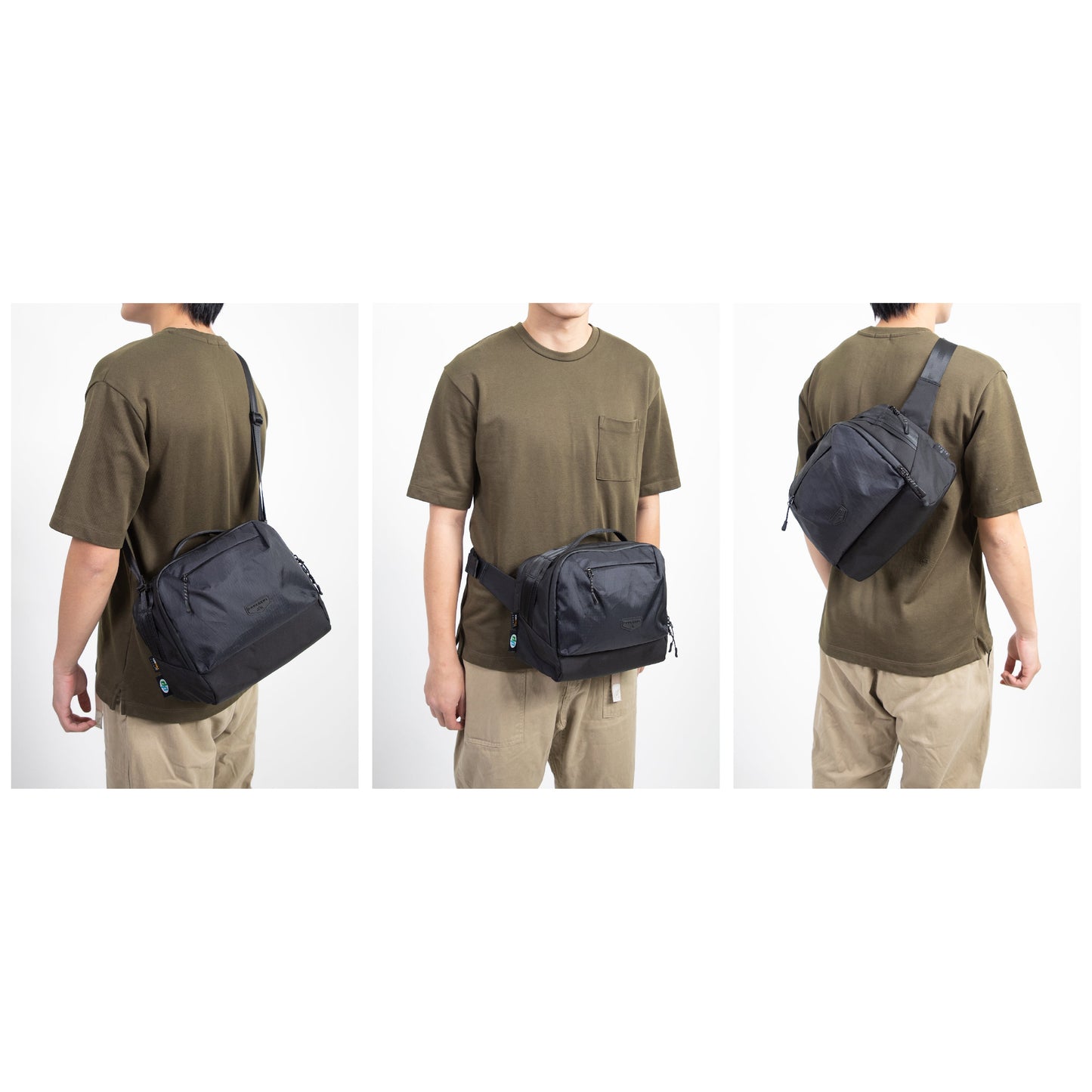 Rambo Black Messenger bag